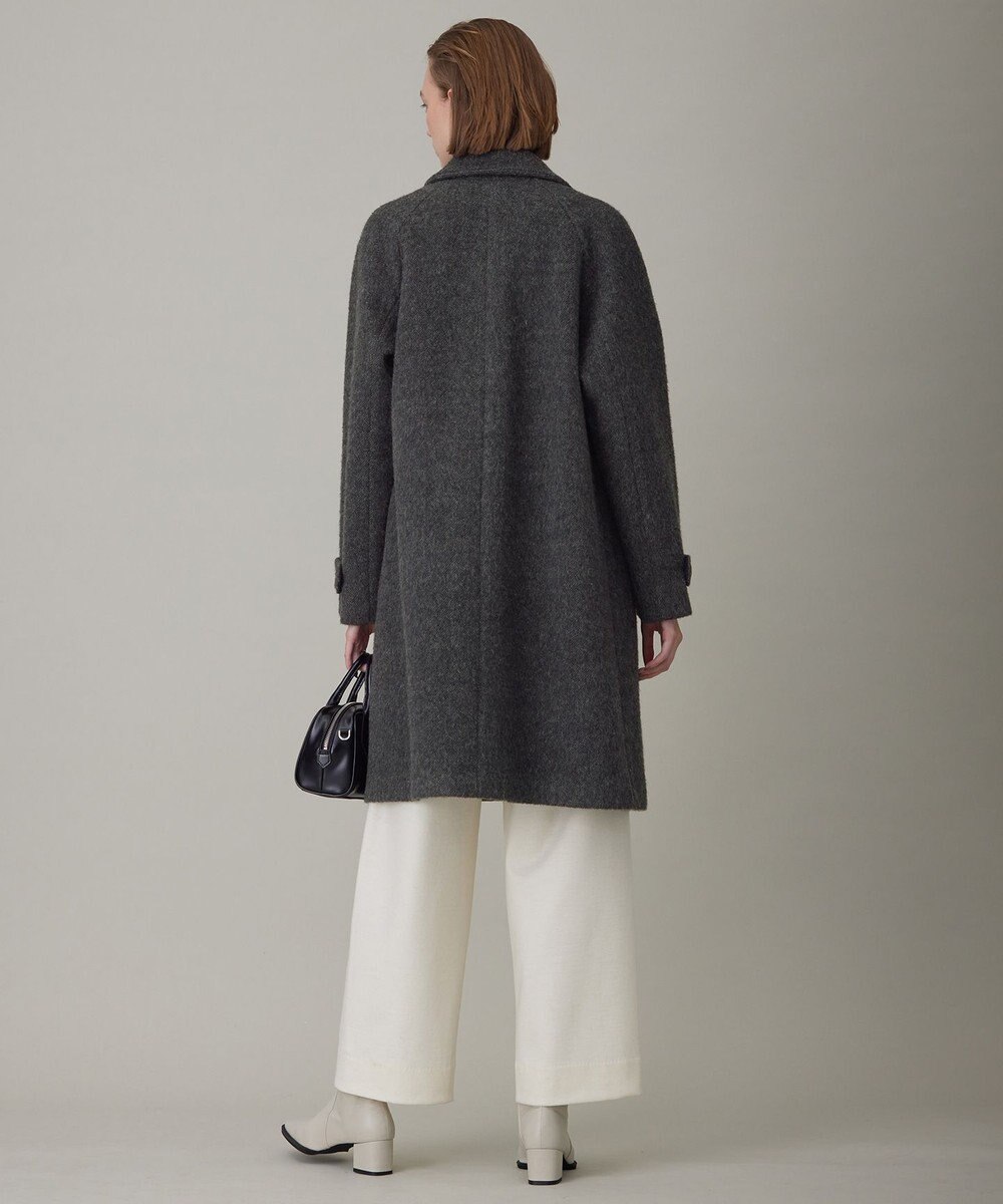 ICB ライトシャギーボンディング ステンカラーコート 