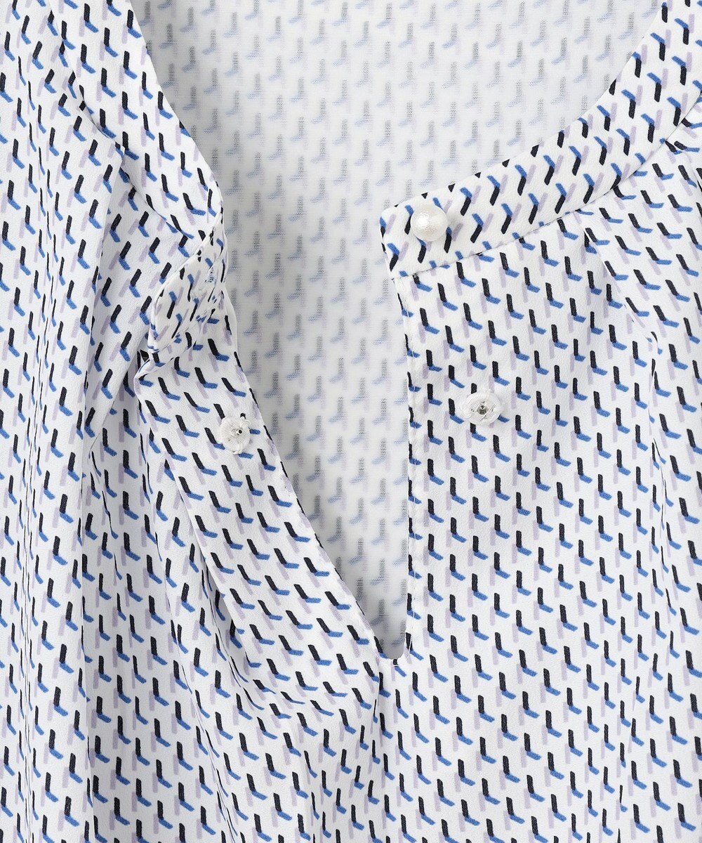 J.PRESS LADIES S 幾何プリント カットソー 