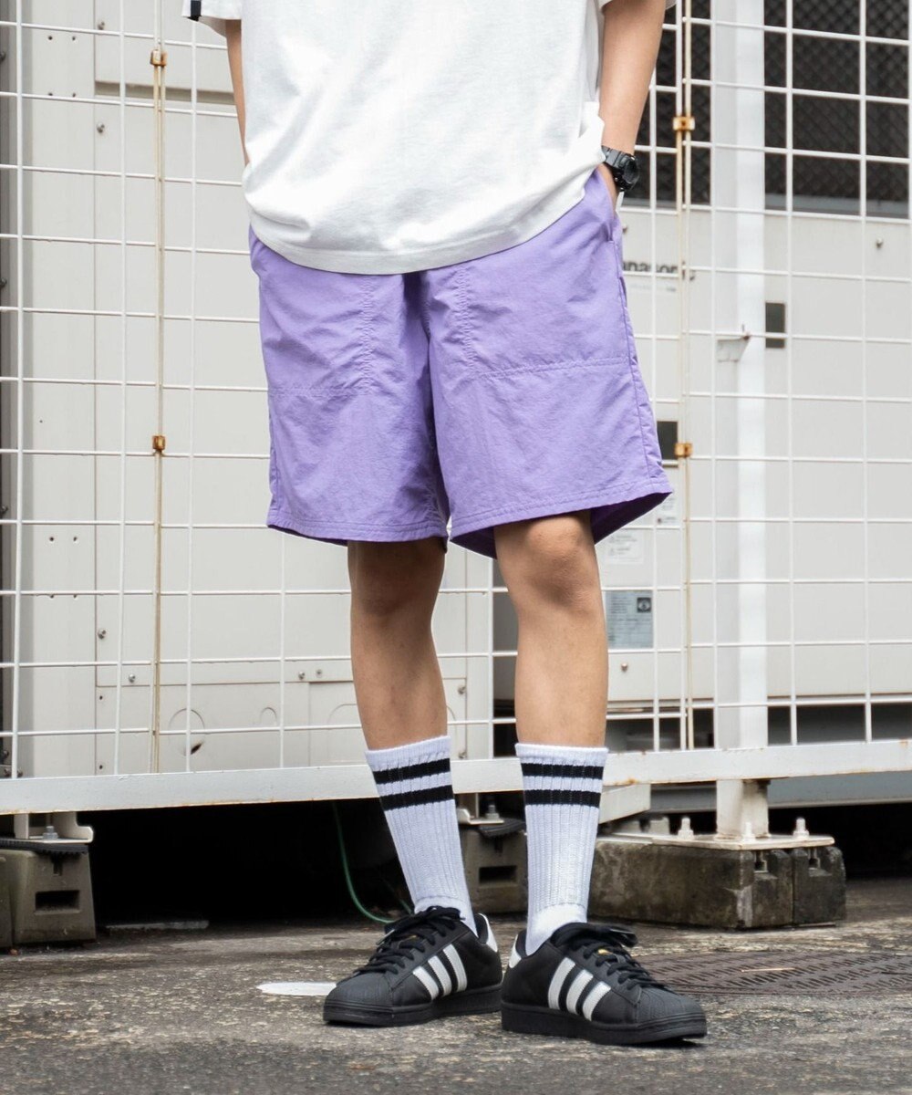 WEGO 【速乾/ウエストゴム/SMLサイズ】ナイロンイージーショーツ 