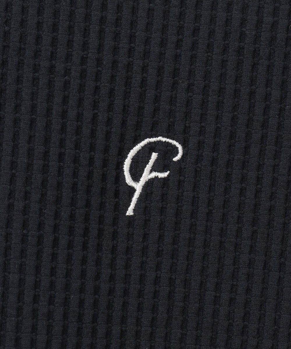 23区GOLF 【23Fondation/MEN】【UVケア】ワッフルジップアップ 