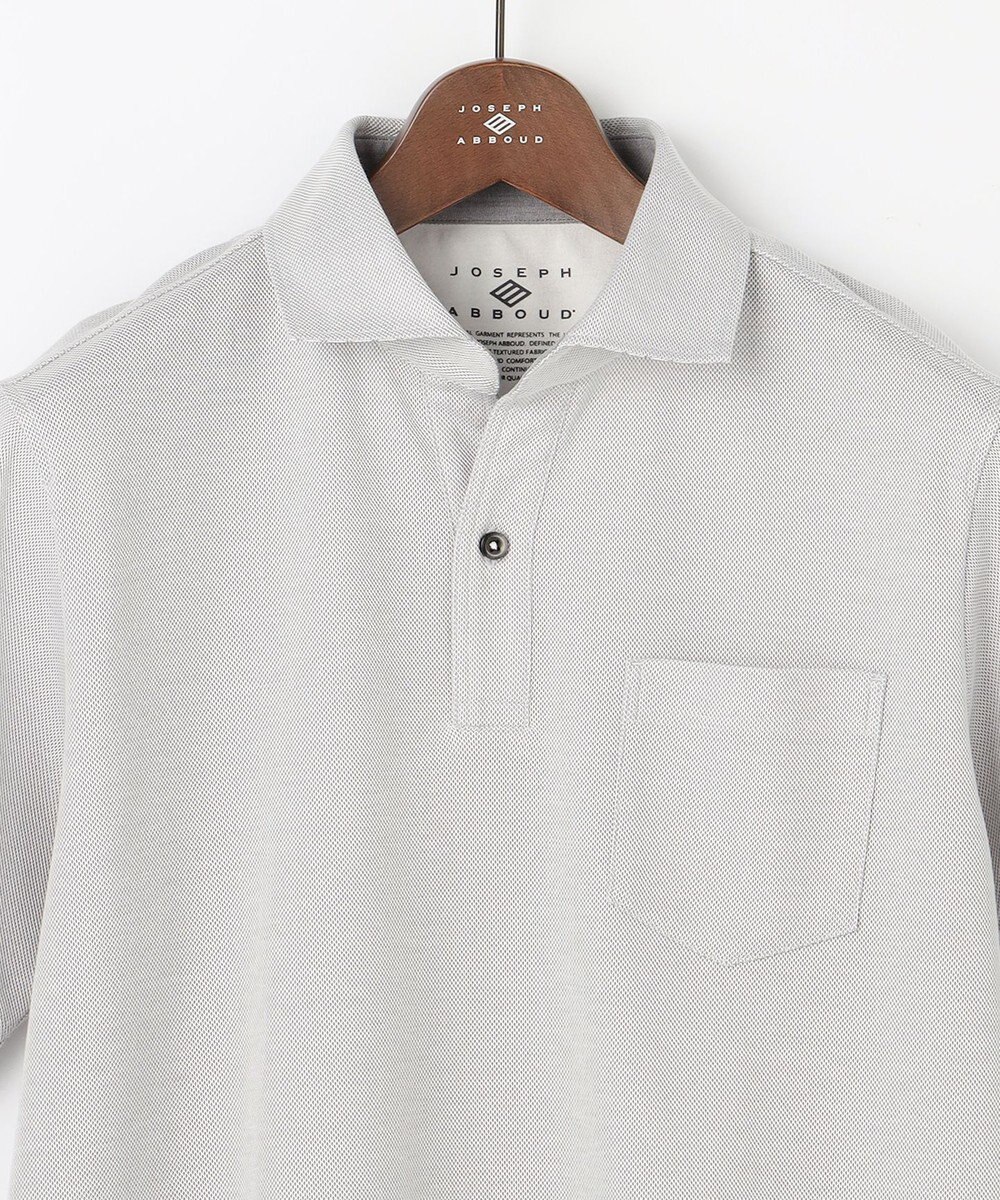 JOSEPH ABBOUD 【日本素材・オーガニックコットン使用】オーガニックコットンクールビズ ポロ 
