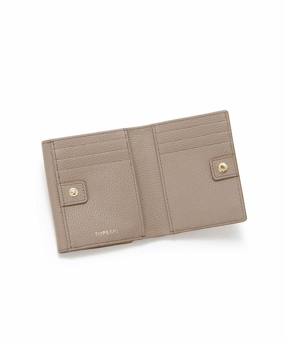 TOPKAPI 【TOPKAPI】gemdrops ジェムドロップ ミニエンボスレザー 天然石 二つ折り 財布 