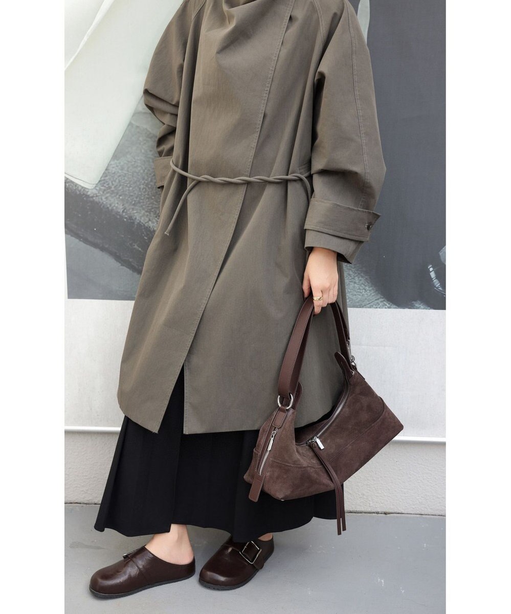 style code 【 通勤使用可能 】 牛革 細身シルエットショルダーバッグ 