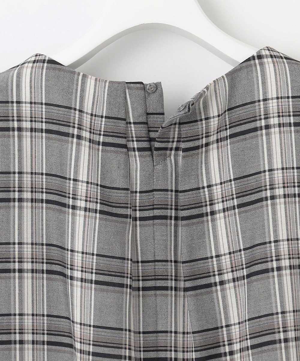 J.PRESS LADIES L シアーストライプ&チェック カットソー 