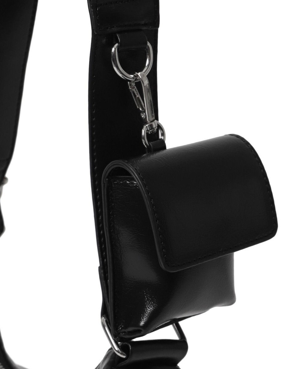 WEGO ポーチ付きランダムポケットデザインショルダー 