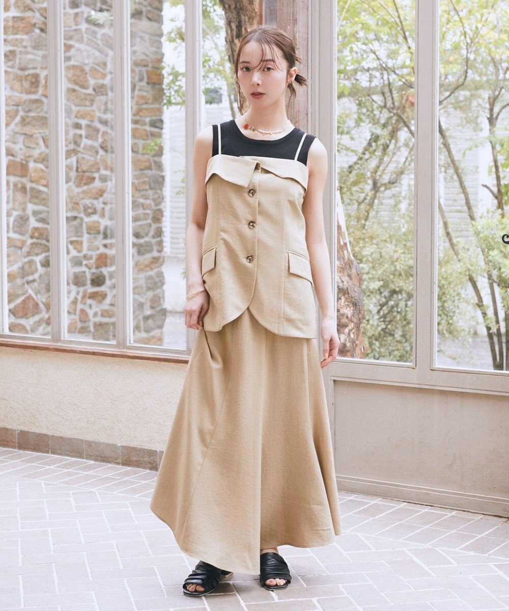 earth music&ecology 【セットアップ対応】キリカエフレアスカート 