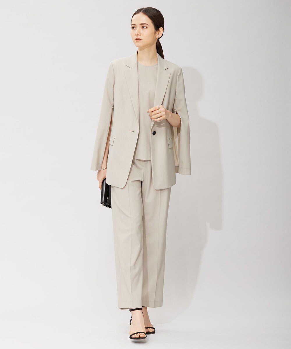 ICB 【洗える】 サマーウールトロ ブラウス 