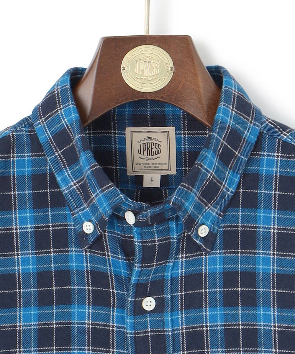 J.PRESS MEN 【WEB・一部店舗限定】フランネルチェック シャツ / B.D. 
