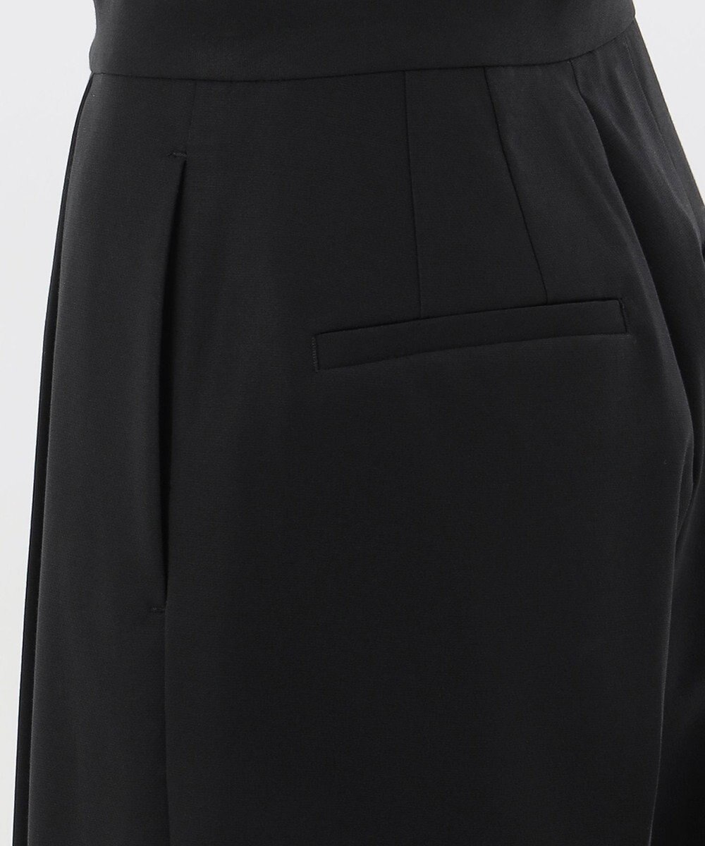 23区 【エステータ】コットンダブルクロス マーベルト ワイドパンツ 