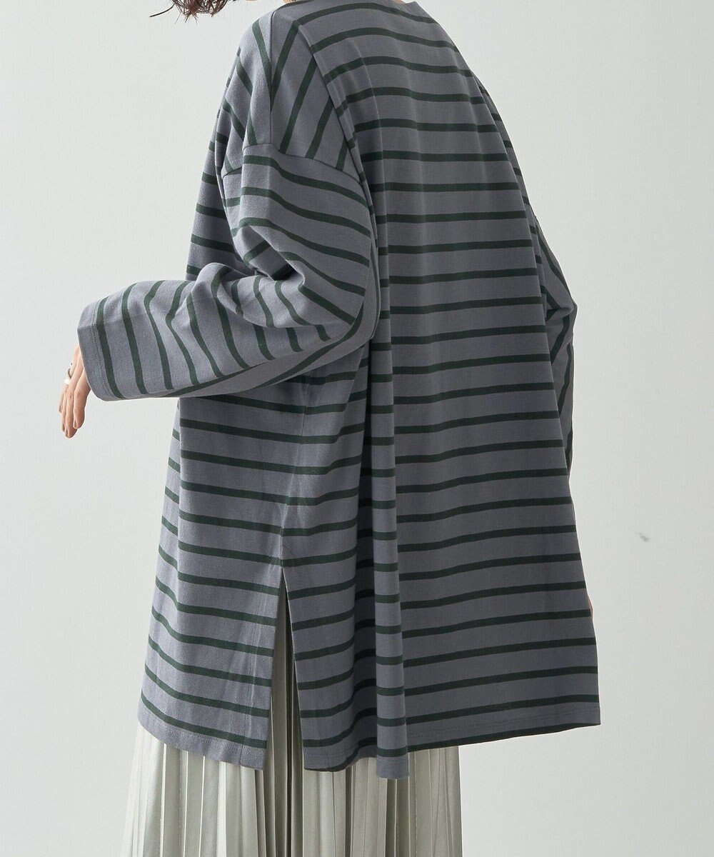 AMERICAN HOLIC ボーダーカットＢＩＧプルオーバー 