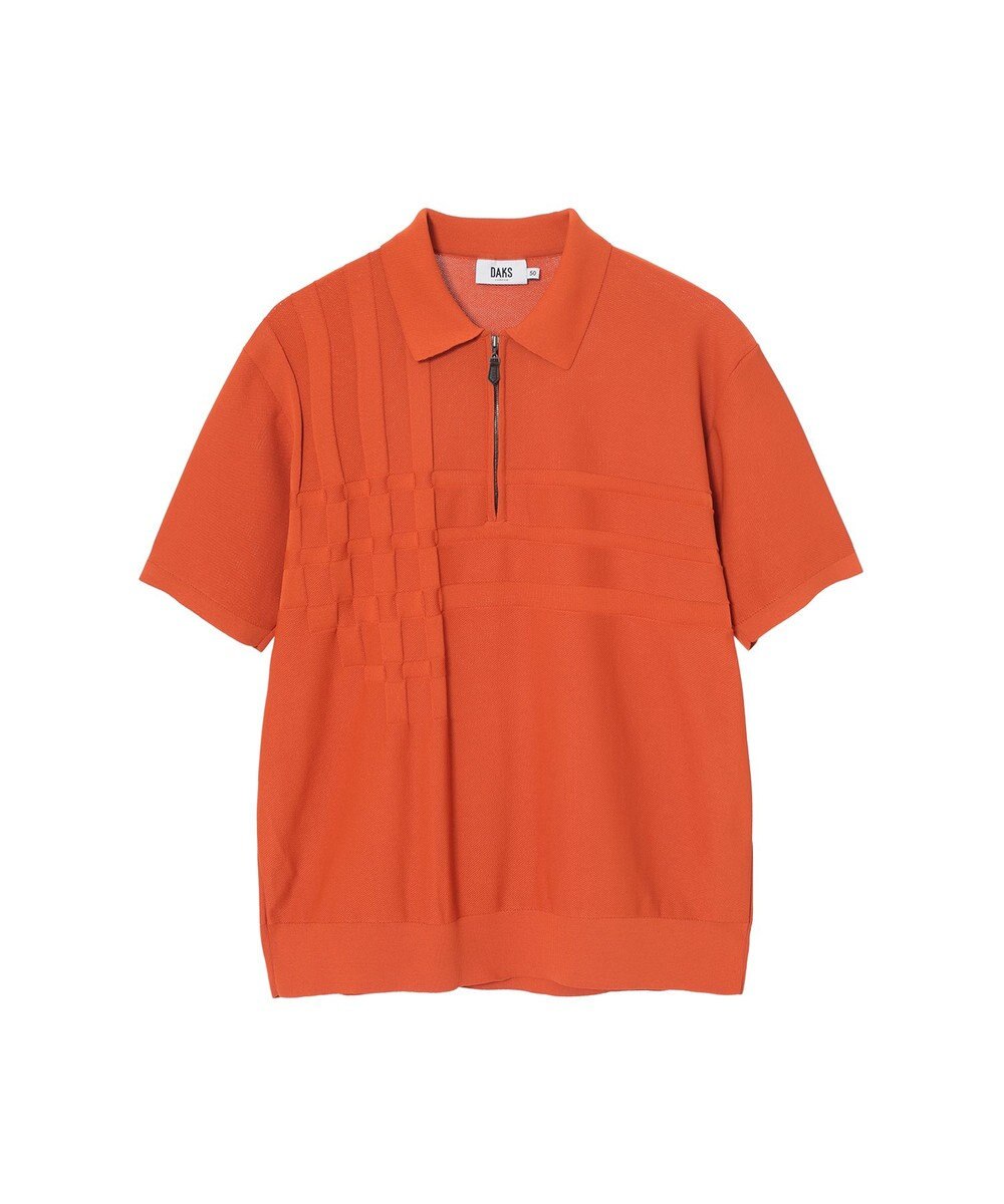 DAKS ジップアップポロシャツ 