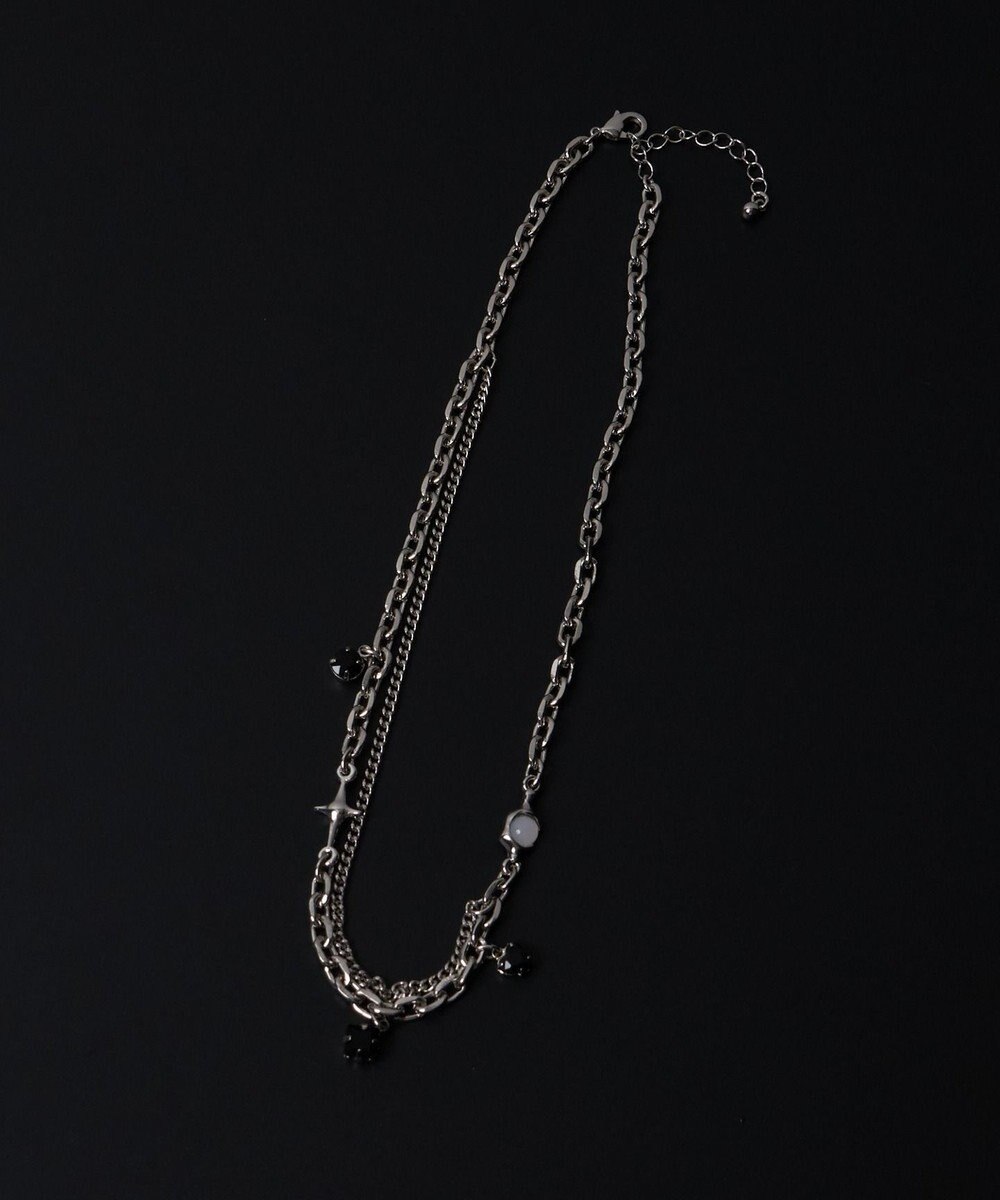 WEGO MモチーフMIXチェーンネックレス 