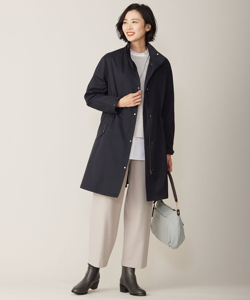 J.PRESS LADIES L 【WEB限定カラーあり・洗える】CLEAR COTTON BLEND サイドスリット ニット 