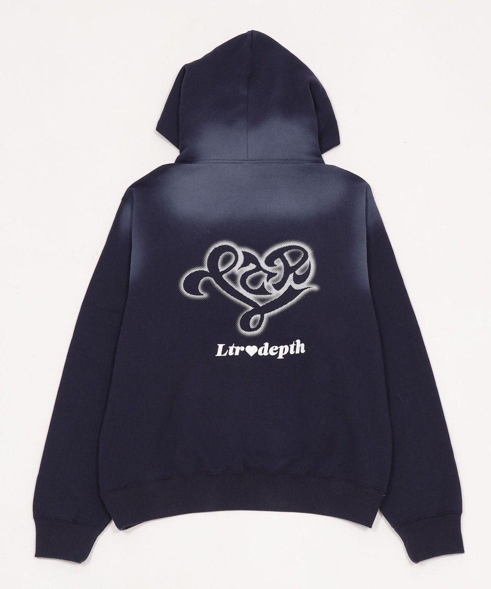 WEGO 【ユニセックス着用ITEM】ハートモチーフプルパーカー 