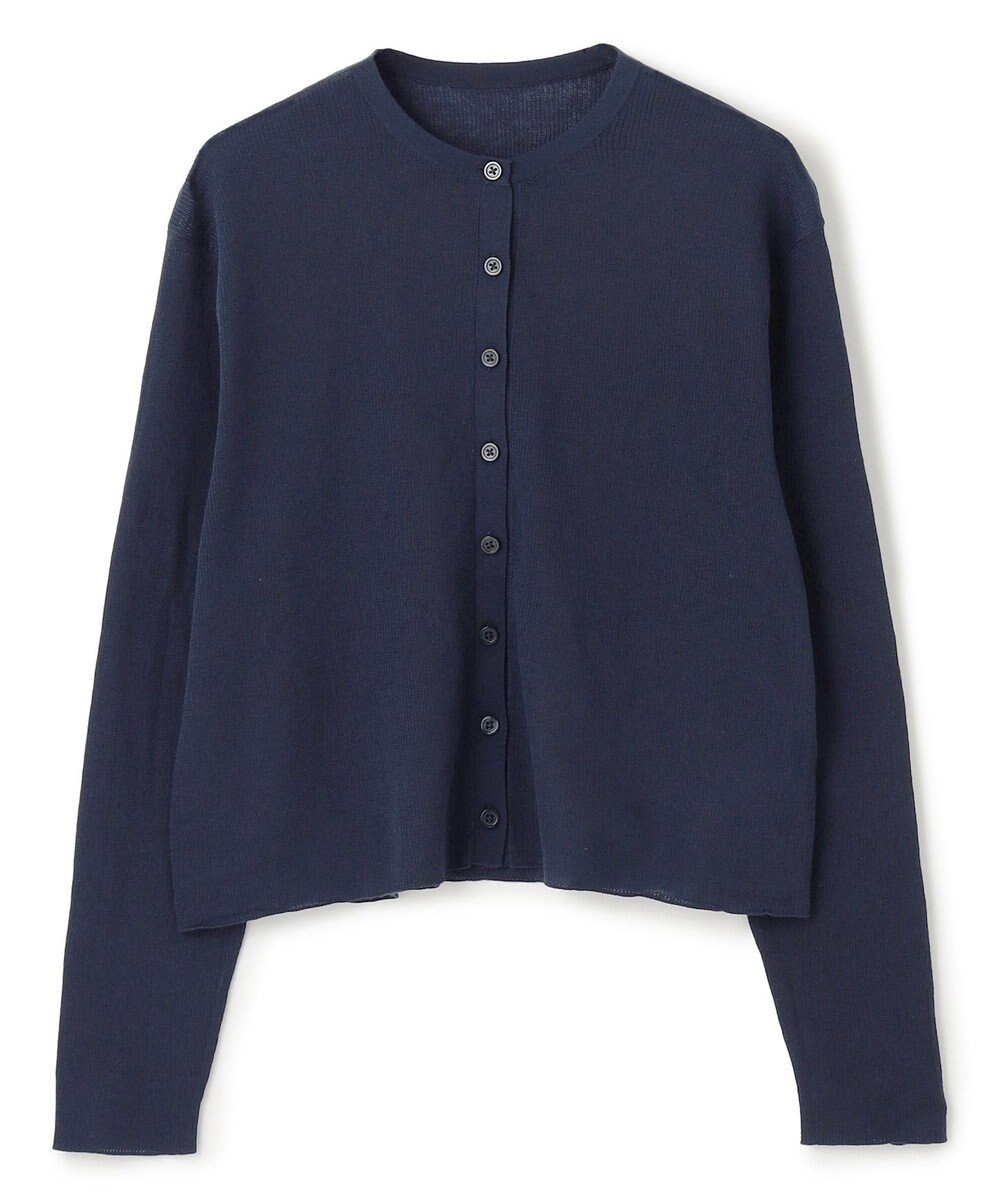 UNFILO L シアー クロップド カーディガン 