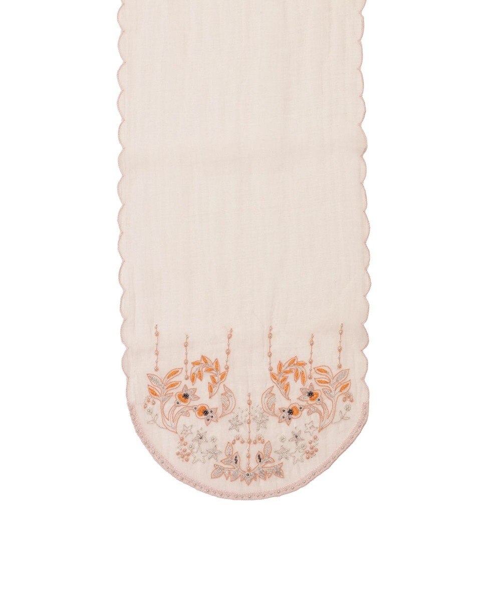 MOONBAT ルナルーチェ ロカ CHANDNI シルクコットン ビーズ刺繍ストール 