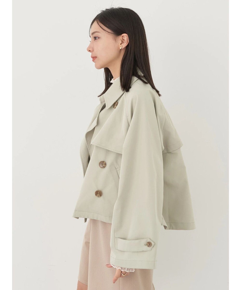 earth music&ecology ショートトレンチコート 