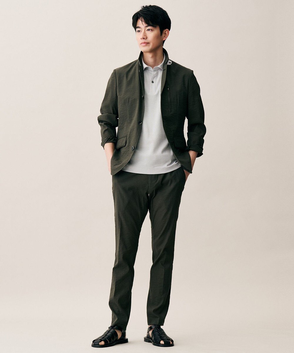 JOSEPH ABBOUD 【日本素材・オーガニックコットン使用】オーガニックコットンクールビズ ポロ 