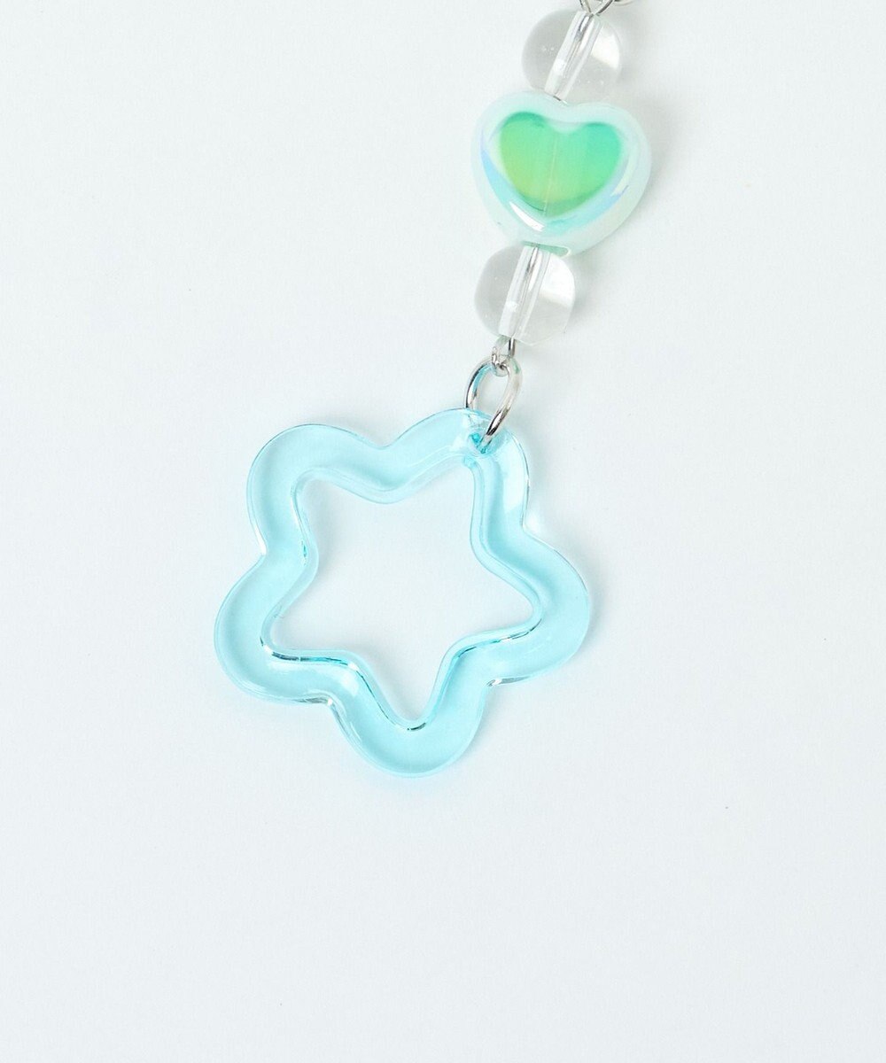 WEGO クリアフラワーミニキーホルダー 