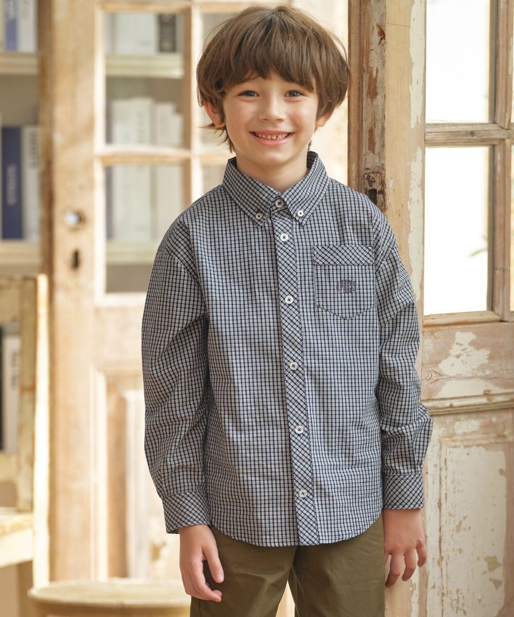 J.PRESS KIDS 【110-130cm】オックス チェックシャツ 