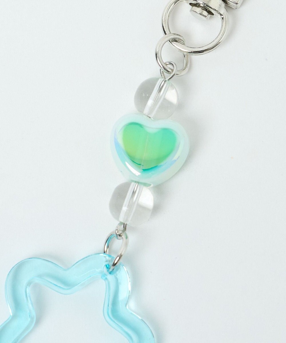 WEGO クリアフラワーミニキーホルダー 