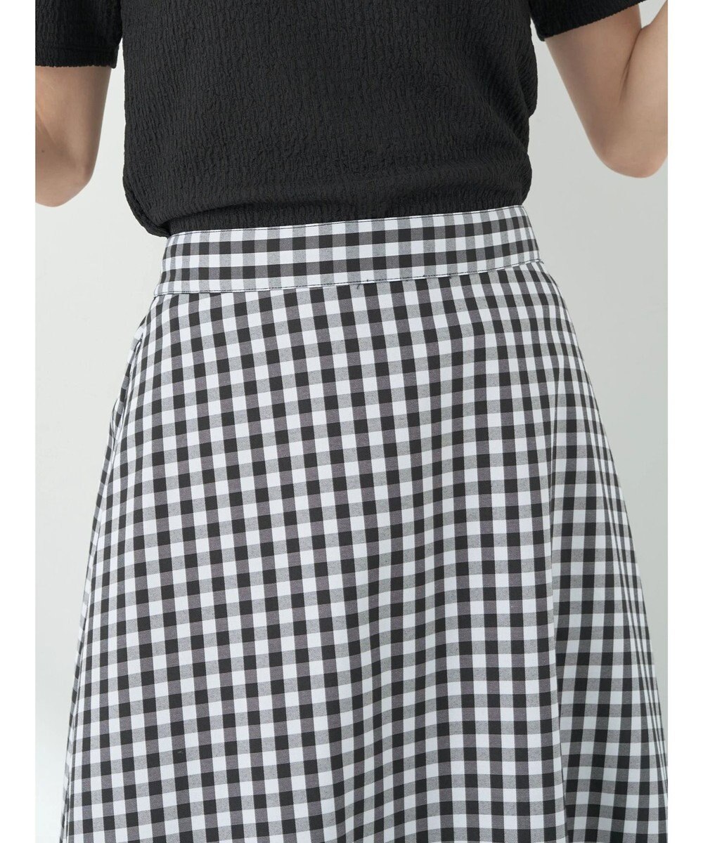 earth music&ecology イレヘムチェックスカート 