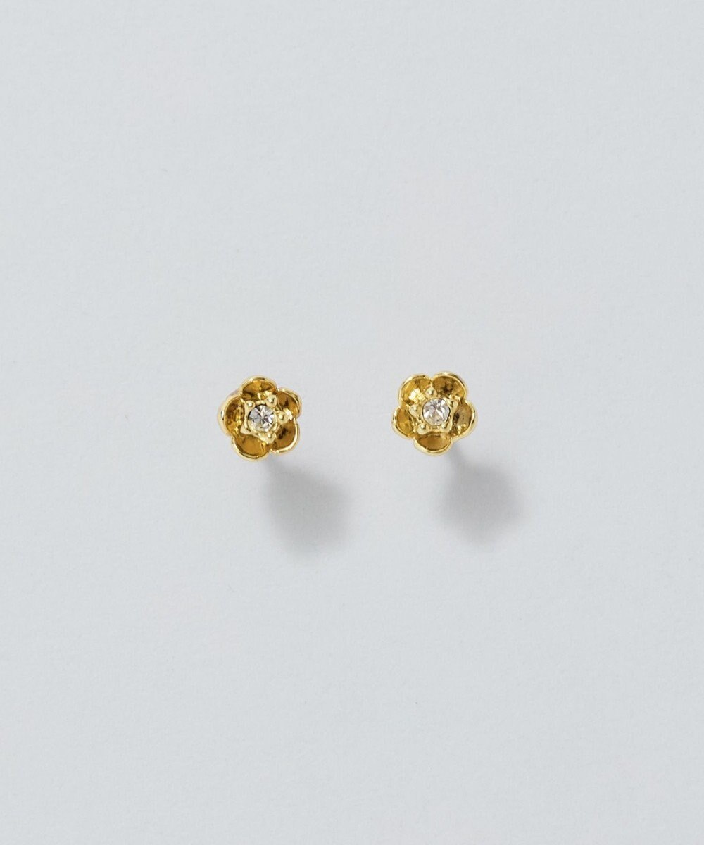 Phoebe 【金属アレルギー対応】プチフラワービジュースタッドピアス　クリア 