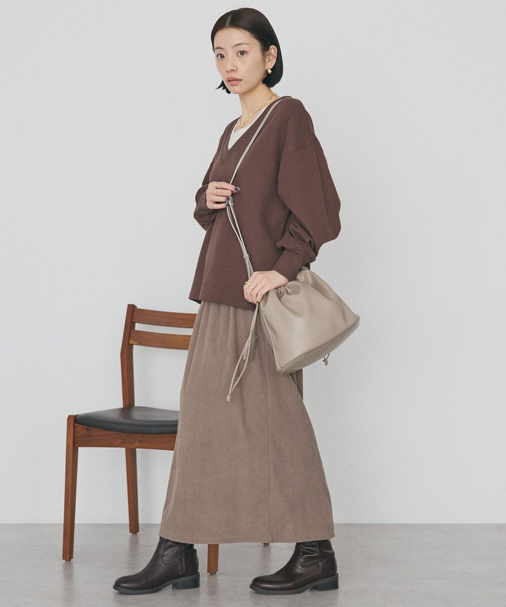 AMERICAN HOLIC Ｖネックスムース起毛プルオーバー 