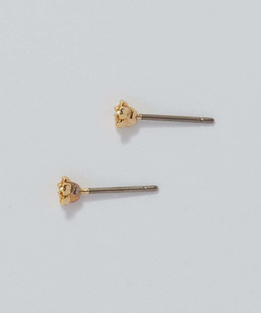 Phoebe 【金属アレルギー対応】プチフラワービジュースタッドピアス　クリア 