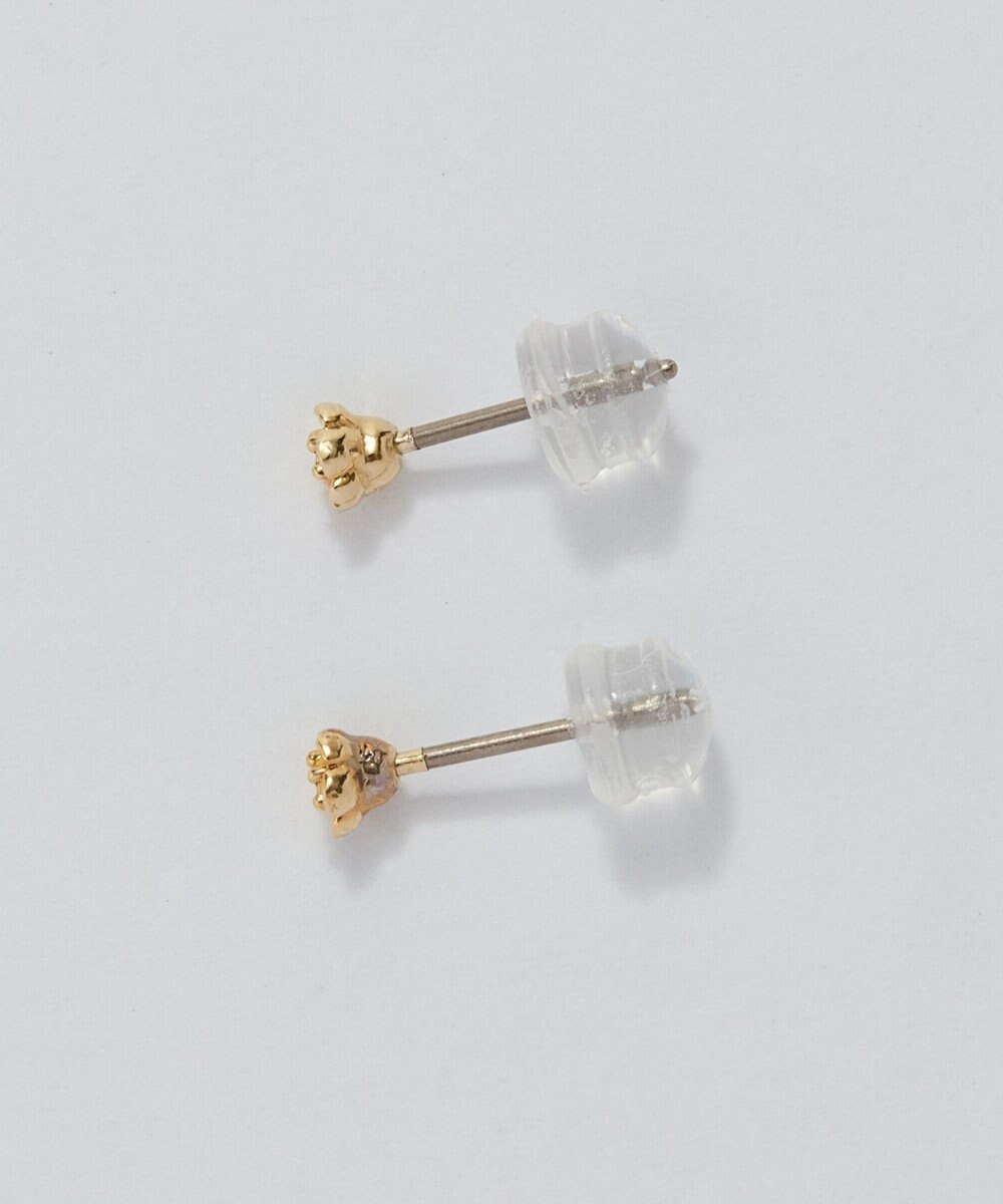Phoebe 【金属アレルギー対応】プチフラワービジュースタッドピアス　クリア 
