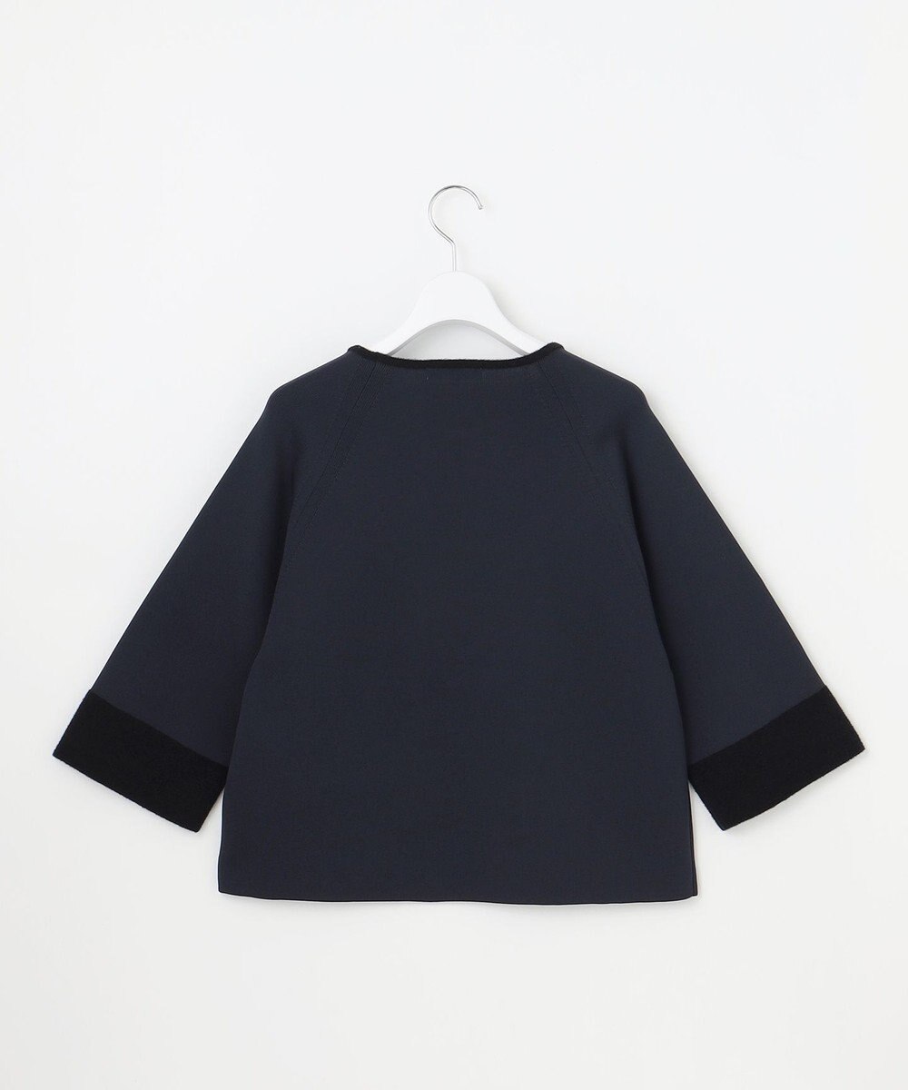 自由区 L モールブロッキング ニット 