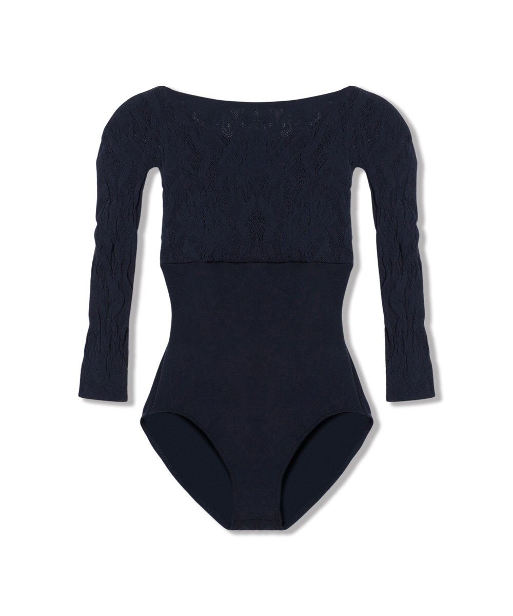 Chacott 【ノーソイングニット】7分袖レオタード 