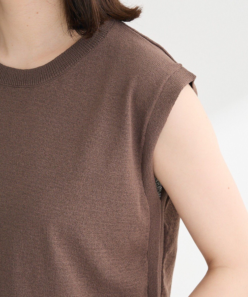 Green Parks ・Ｐｅｔｉｔ　Ｆｌｅｕｒ　ノースリリネンライクニット 