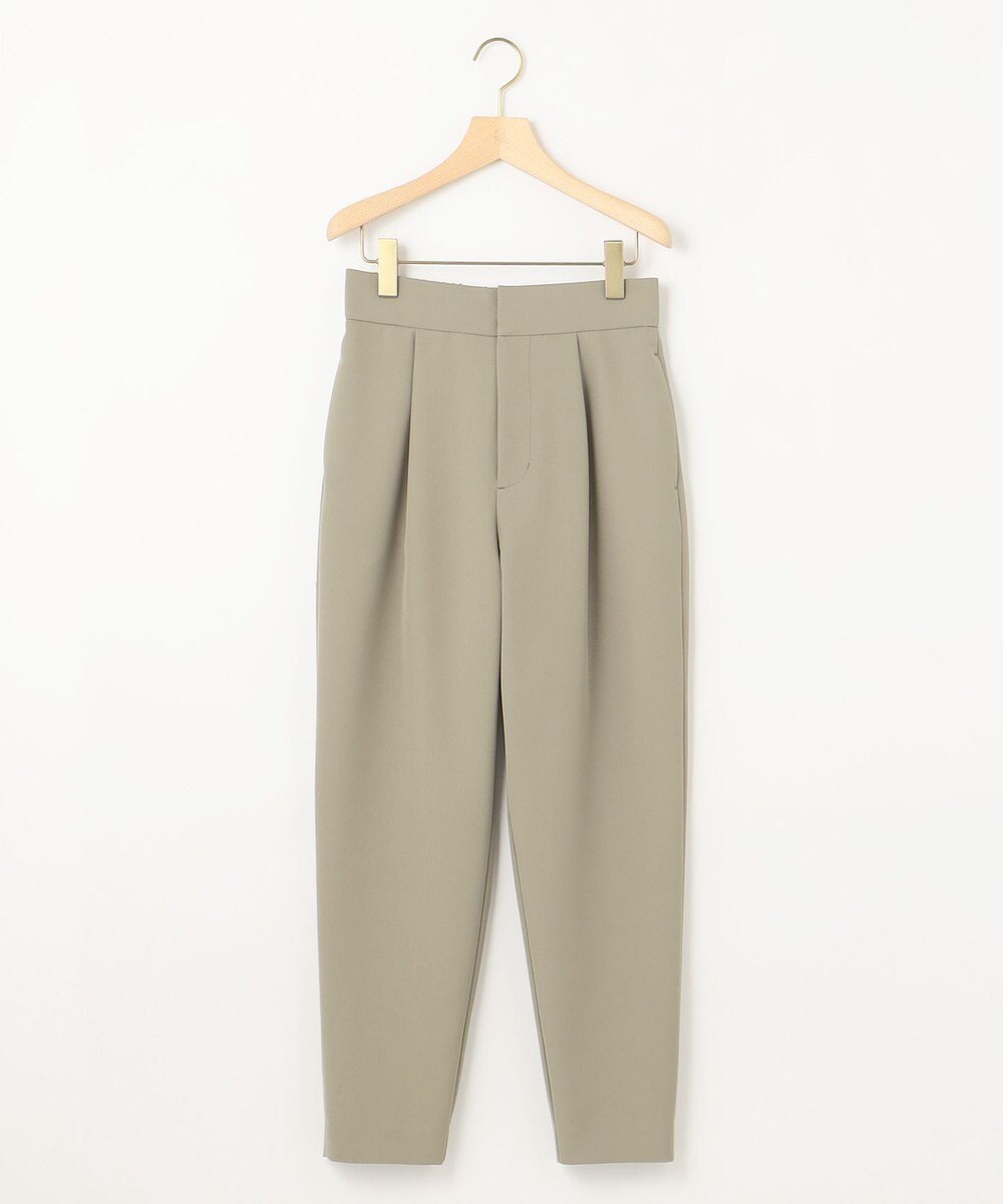 組曲 【洗える・ストレッチ】プランタンカラークロップド パンツ 