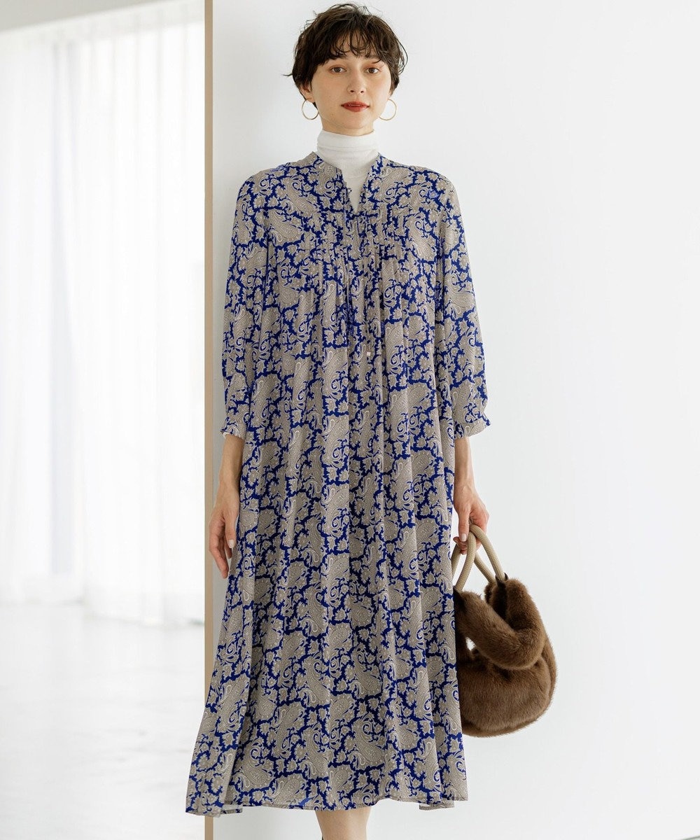 23区 S 【洗える】Ratti ヴィンテージペイズリープリント ワンピース 