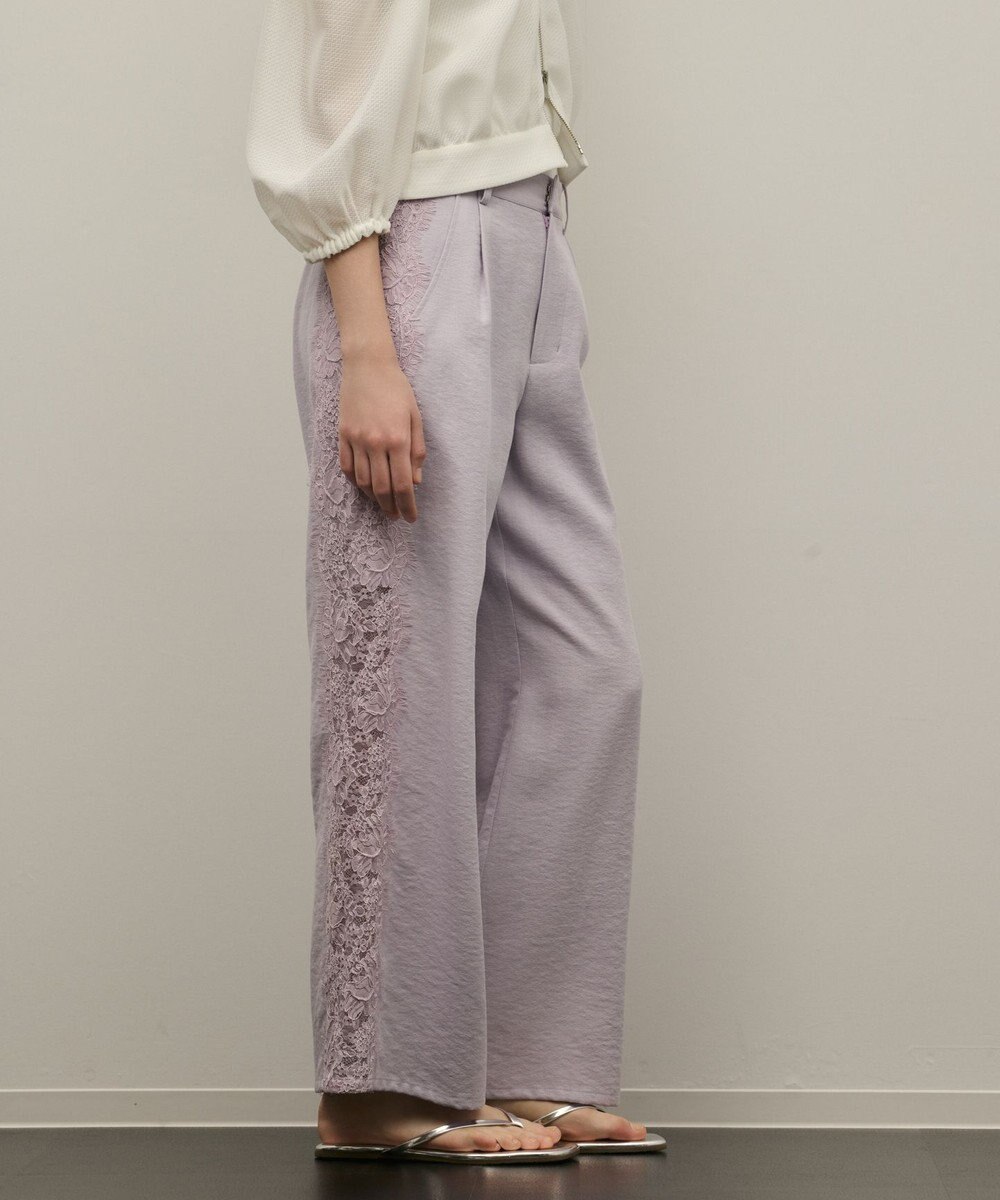 GRACE CONTINENTAL サイドレースパンツ 