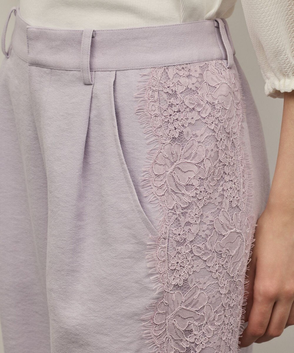 GRACE CONTINENTAL サイドレースパンツ 