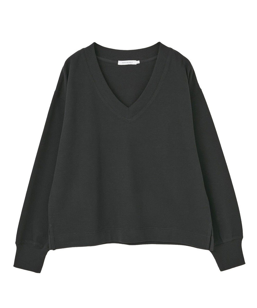 AMERICAN HOLIC Ｖネックスムース起毛プルオーバー 