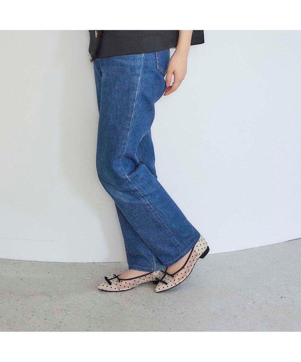 MODE ET JACOMO <carino>ドットチュールパンプス 