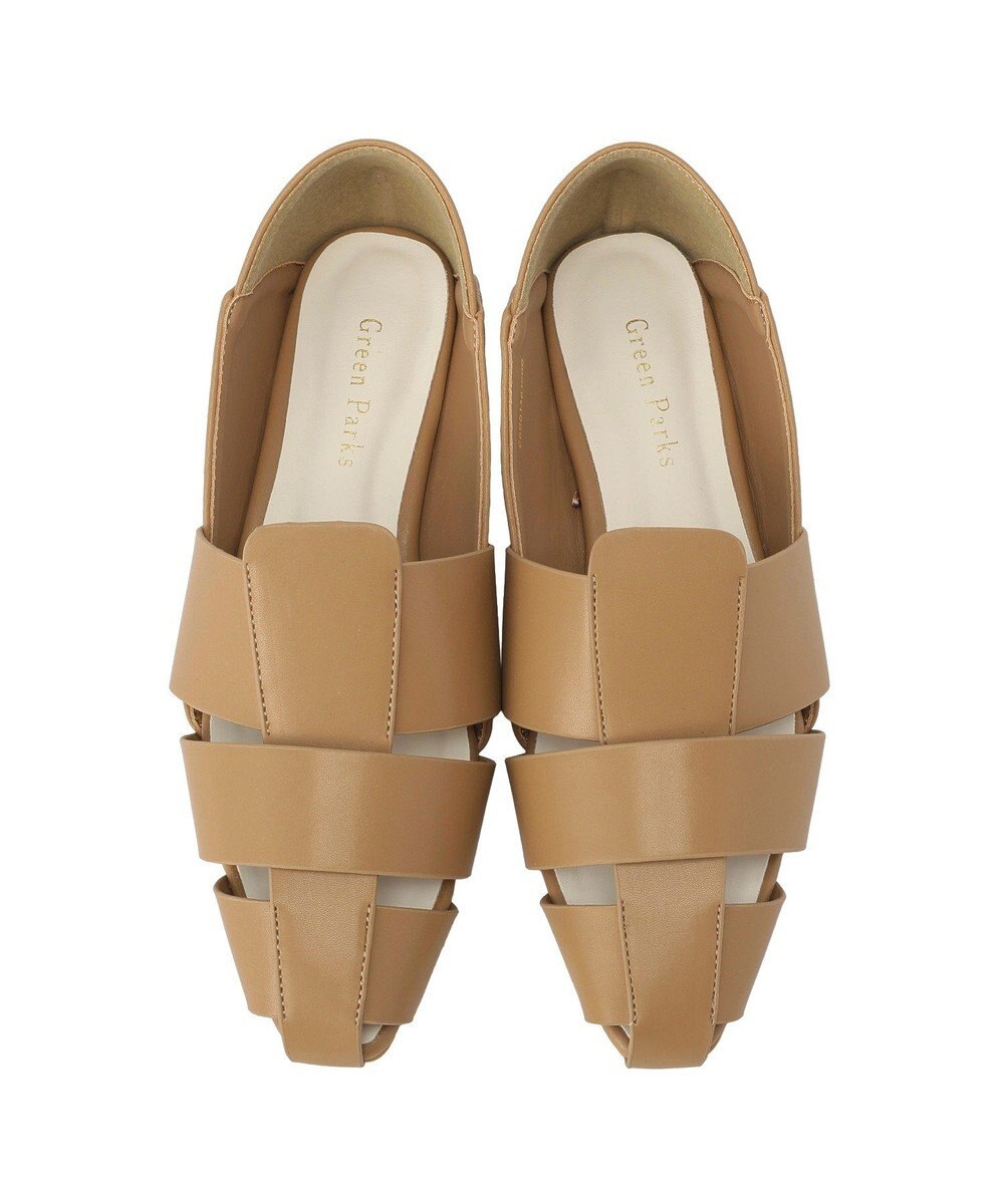 Green Parks グルカバブーシュパンプス 