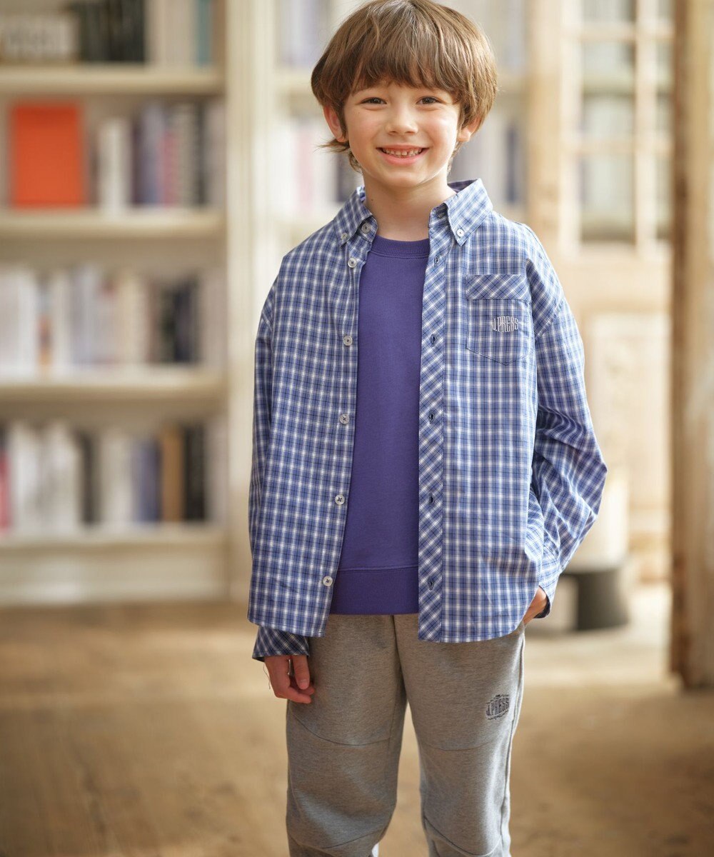 J.PRESS KIDS 【110-130cm】オックス チェックシャツ 