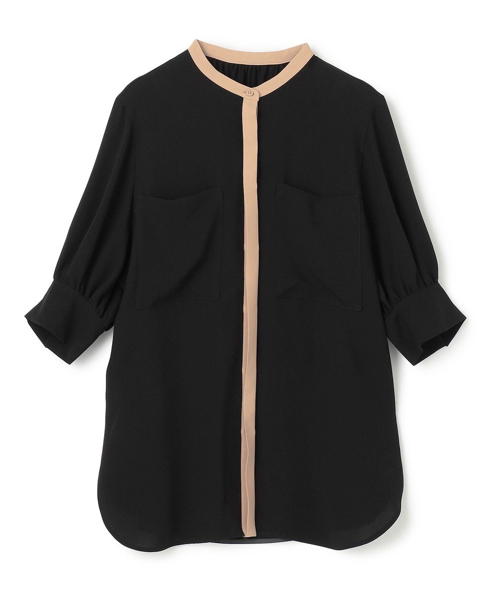 BEIGE， SIBYLLE /  配色カラーパフスリーブブラウス 