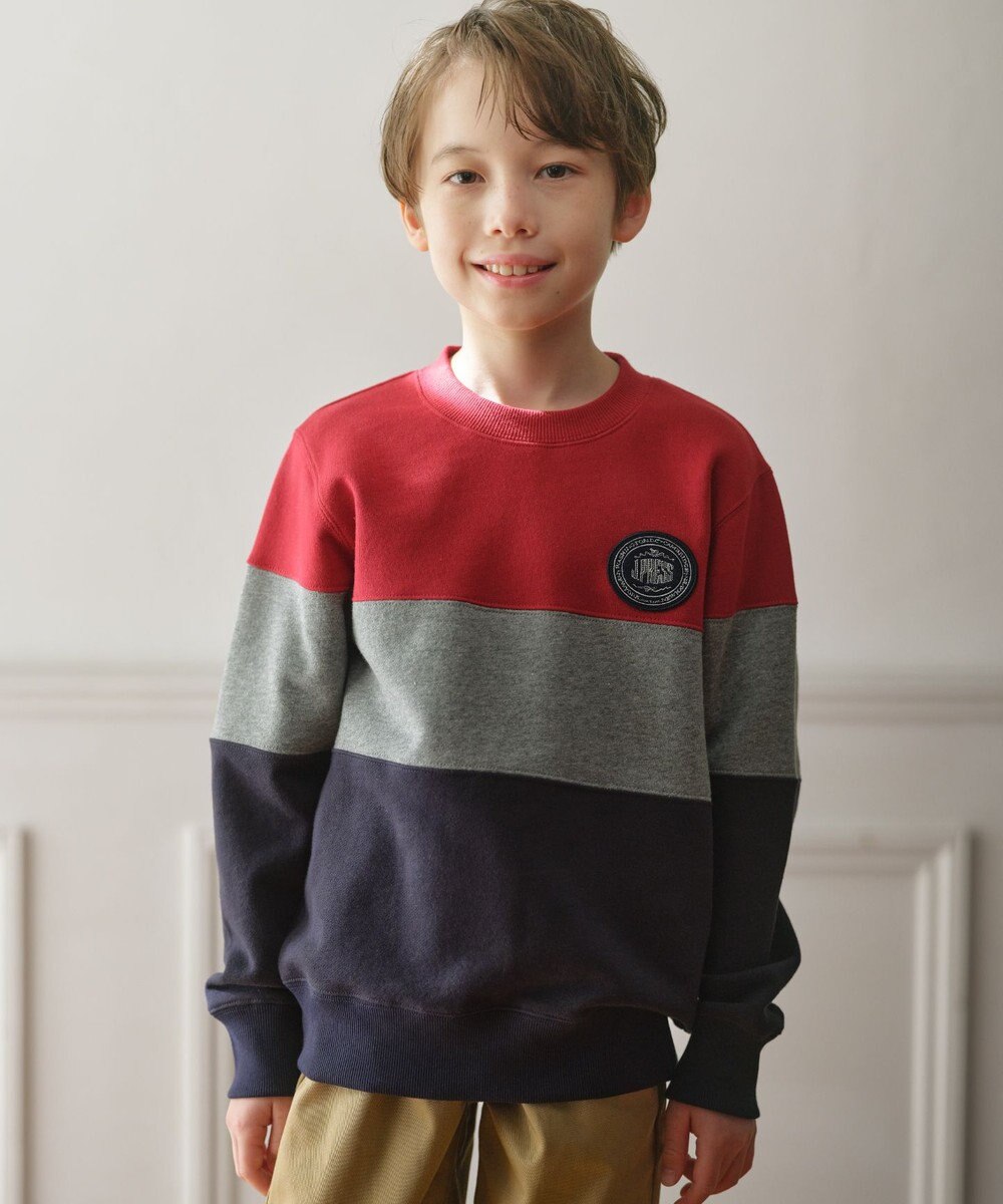 J.PRESS KIDS 【100-130cm】COMBI トリコロール トレーナー 
