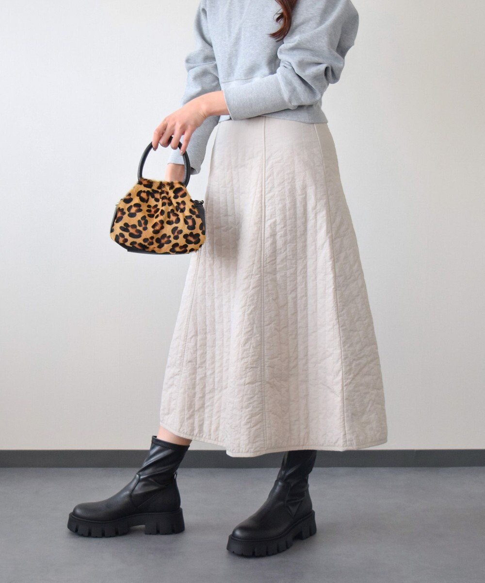 INTER-CHAUSSURES 【ANDREA CARDONE ITALI】異素材コンビハンドバッグ 