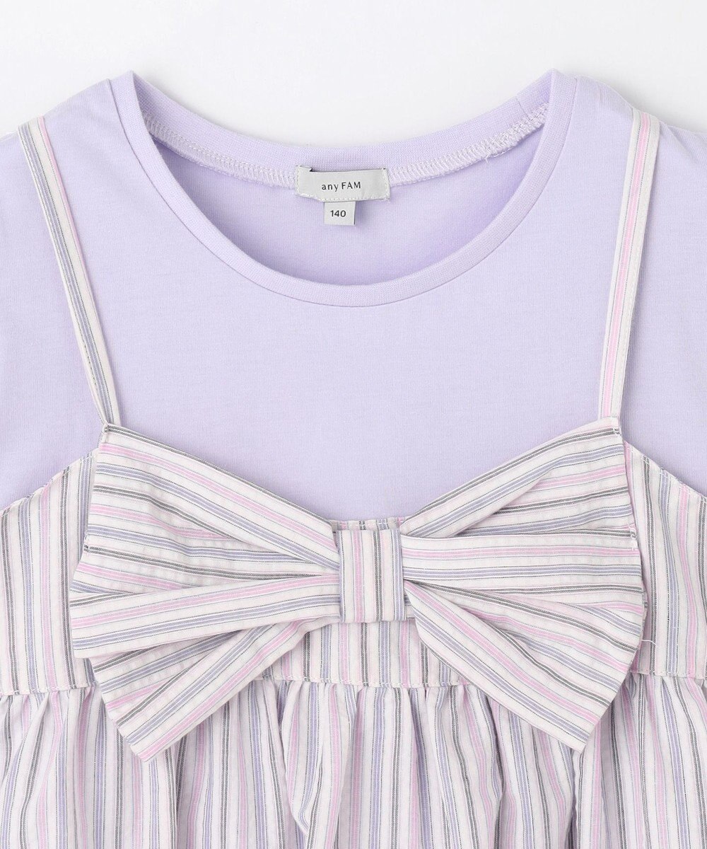 ANY KIDS キャミソール ドッキングTシャツ 