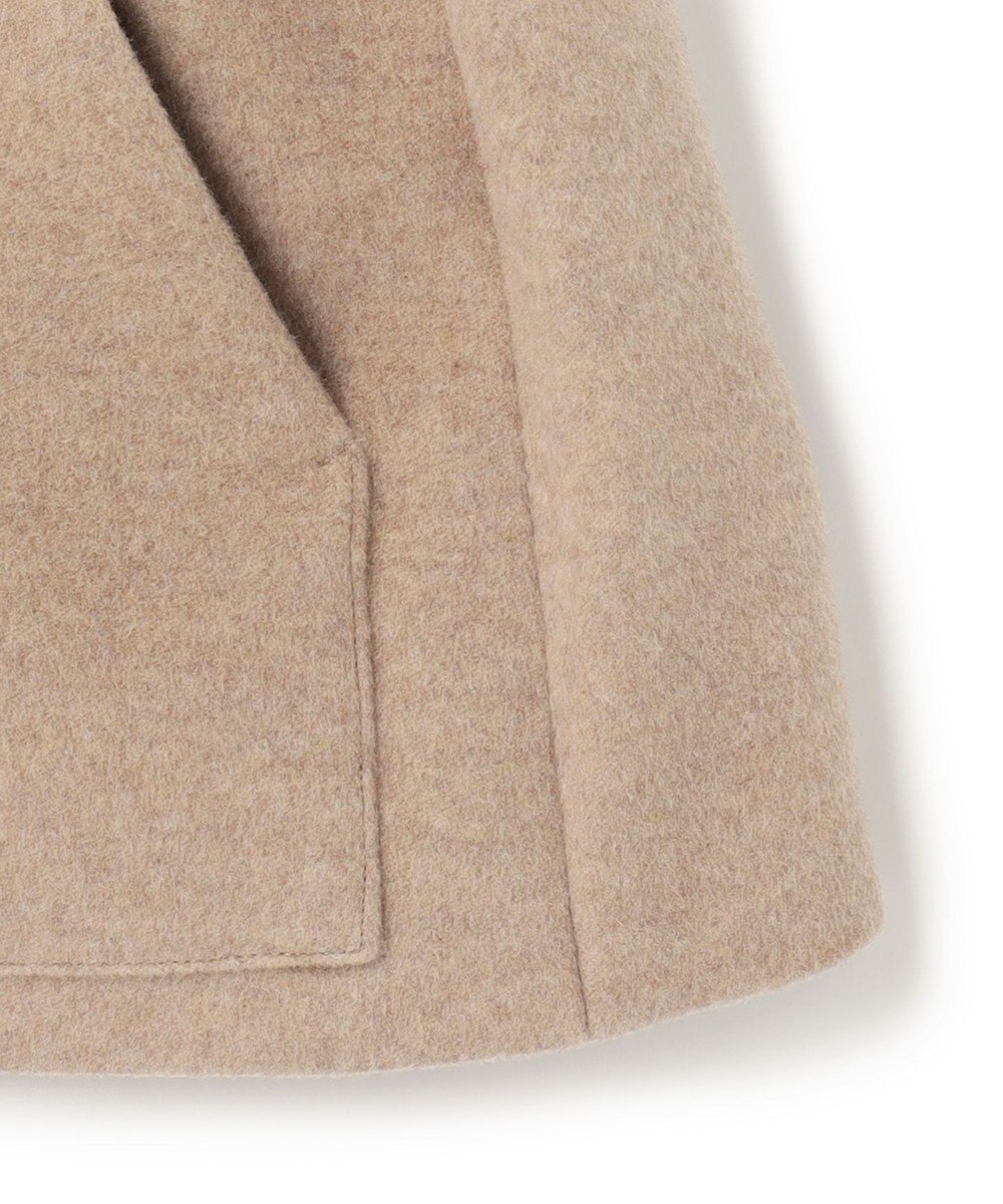 BEIGE， LABBOCK / ウール混2WAYショートコート 
