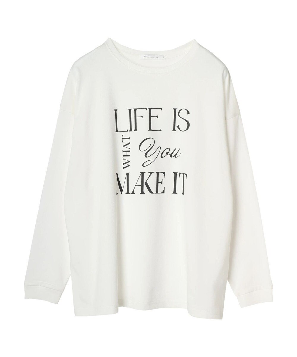 AMERICAN HOLIC Ｌｉｆｅ＆Ｔｉｍｅ　ロゴカットプルオーバー 