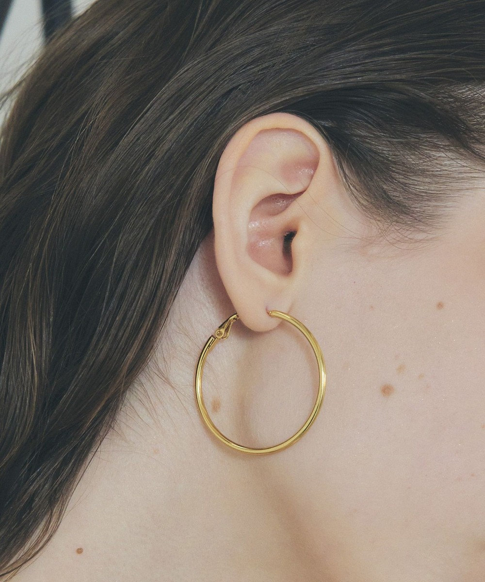 YECCA VECCA ステンレスフープピアス 