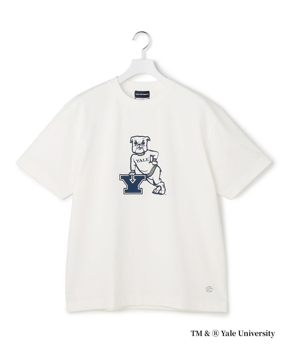 J.PRESS YORK STREET 【YALE別注】【UNISEX】ブルドッグ プリント Tシャツ 