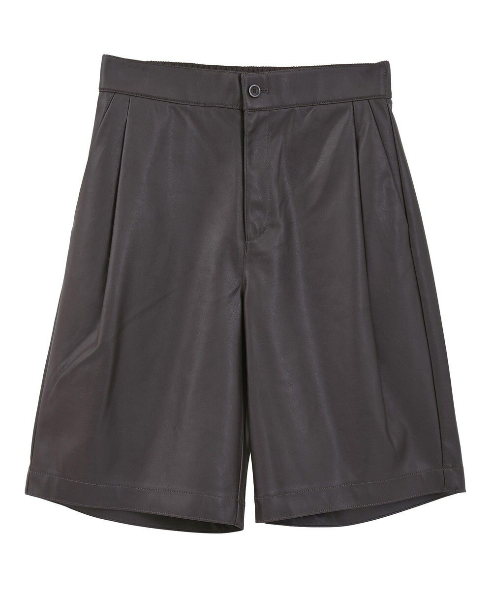 AMERICAN HOLIC フェイクレザーハーフパンツ 